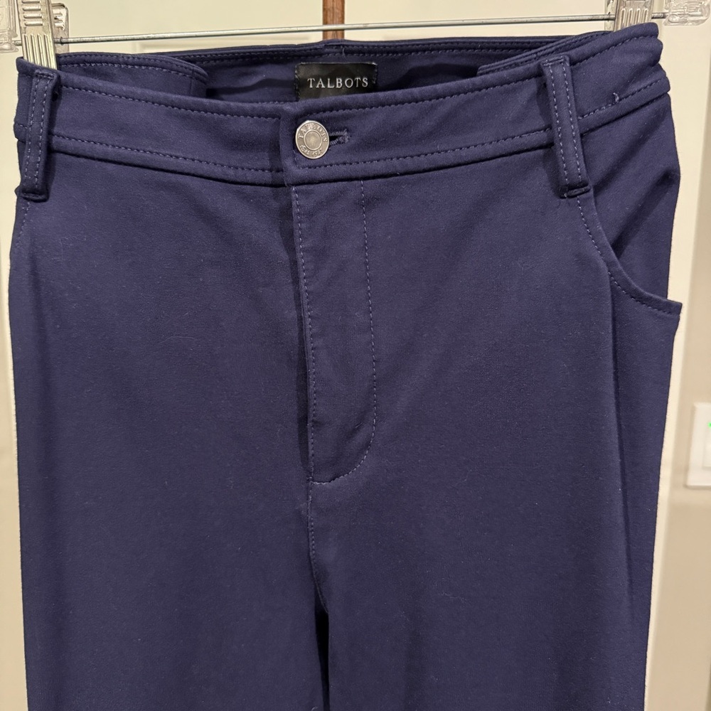 Talbots Navy Soho 5-Pocket Straight Leg Pant 18W